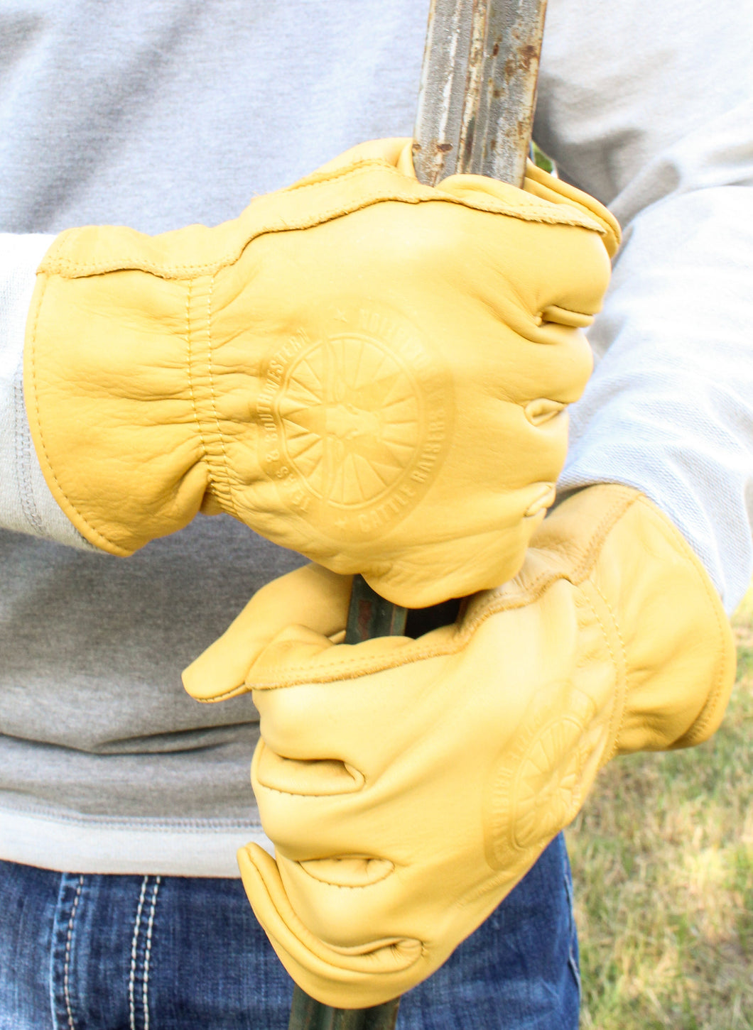 Premium Grain Cowhide Leather Gloves